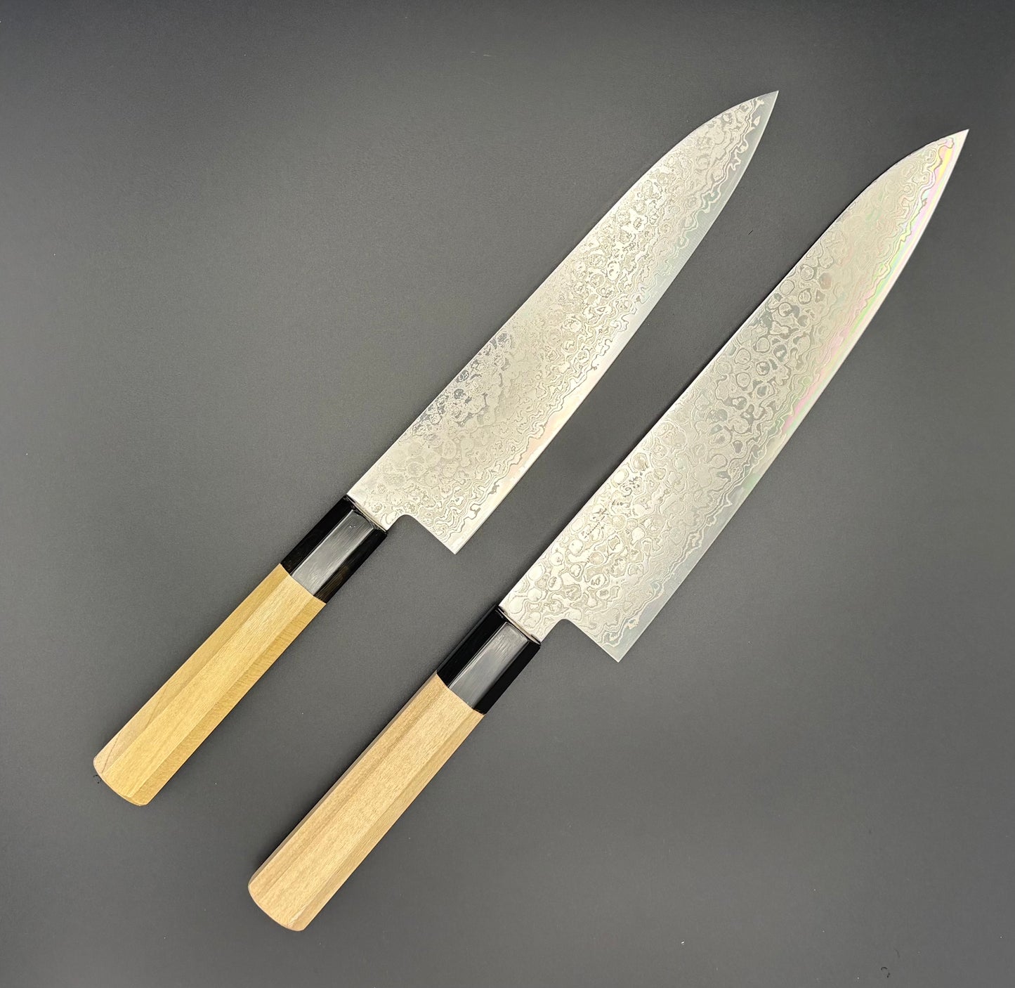 Coltello da cucina professionale di Misuzu con il manico ottagonale